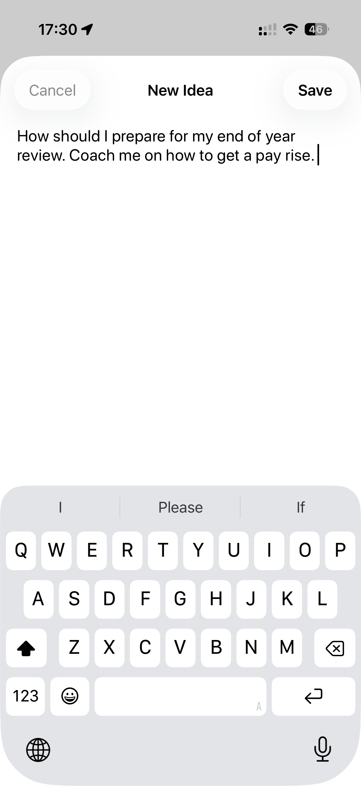 DeckPrompt with a rough idea for interview prep